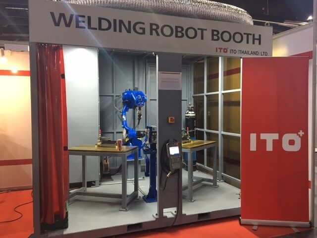 Robot Welding Booth presented at Intermold Manufacturing Expo June 2017