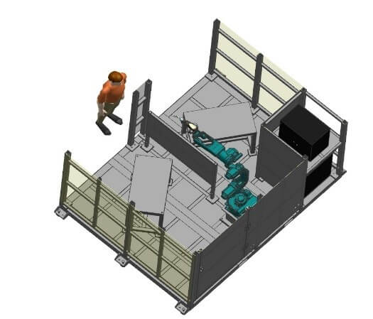 robotic welding booth view1